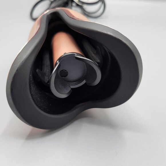 Chi Spin N Curl Ceramic Rotating Hair Curler Rose Gold No Box - Picture 9 of 12